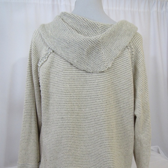 Lucky Brand Tan/Taupe Cowl Neck Loose Knit Sweater Sz L - Picture 1 of 10